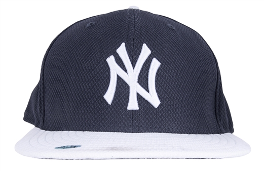 2014 Derek Jeter Game Used New York Yankees Subway Series Hat (J.T. Sports)